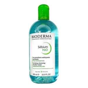 میسلار واتر پوست چرب و مختلط Sebium H2O بایودرما 500ml